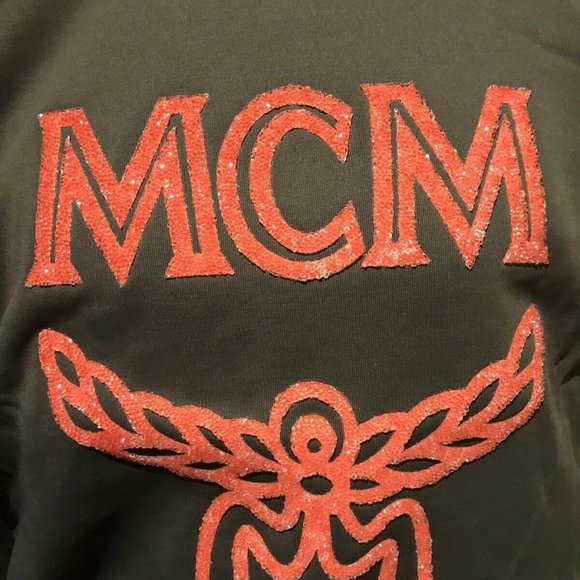 MCM Logo Pullover winter Moss Green - Picture 5 of 8